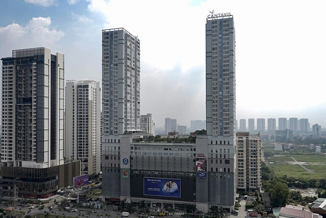 Nội thất sang trọng và tầm nhìn thoáng đãng từ căn hộ Cantavil An Phú