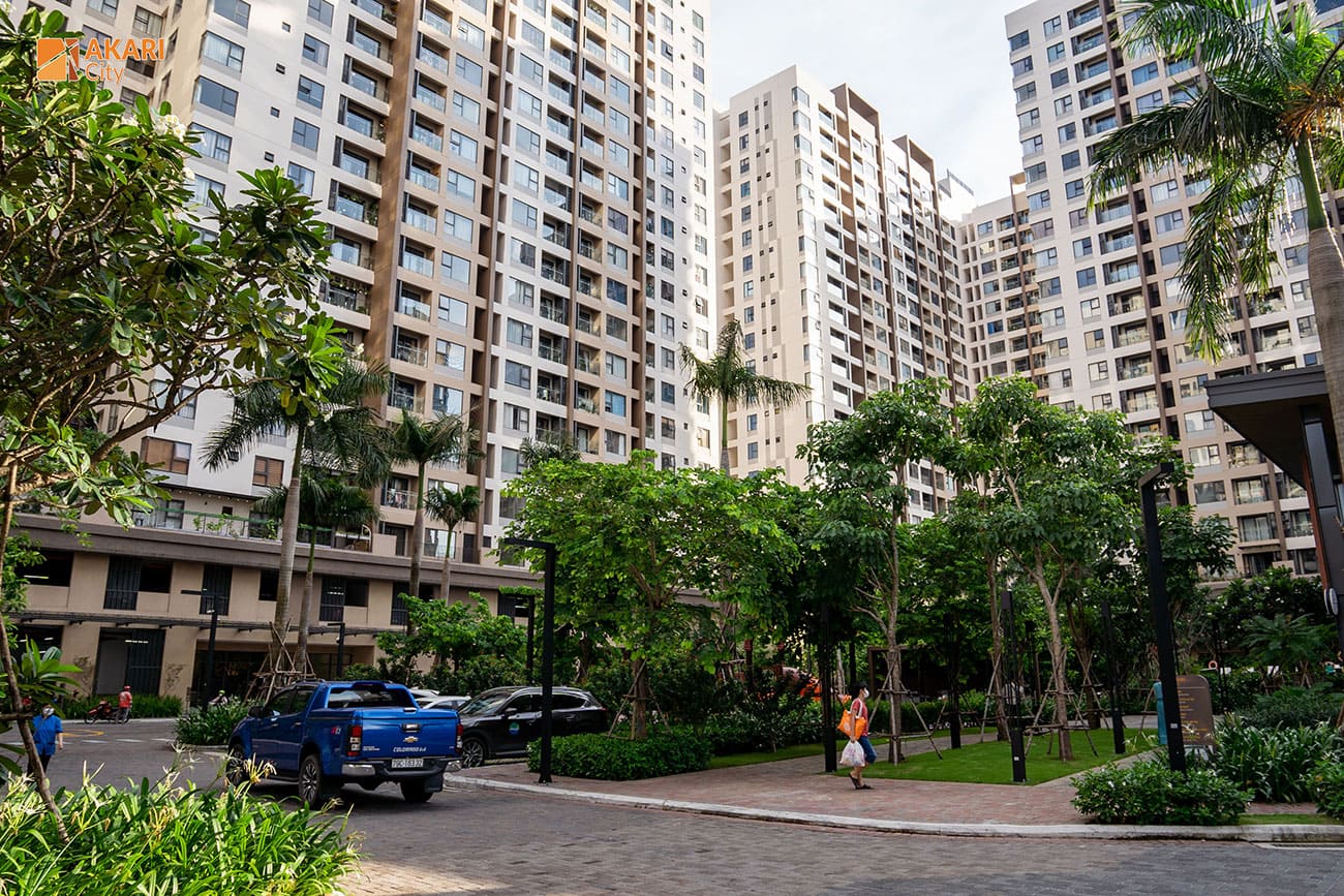 Phối cảnh dự án Akari City về đêm