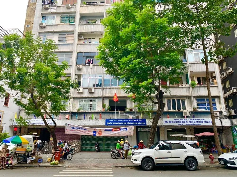 Toàn cảnh chung cư 47-57 Nguyễn Thái Bình, Quận 1