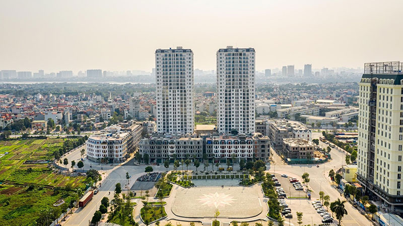 Toàn cảnh dự án chung cư HC Golden City Long Biên