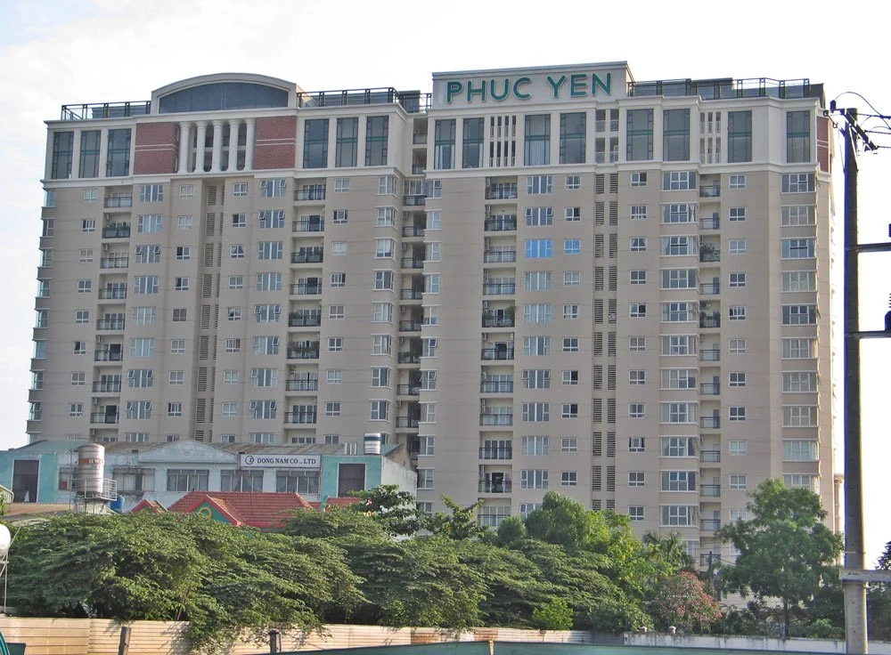 Khu vực sầm uất xung quanh chung cư Phúc Yên 3