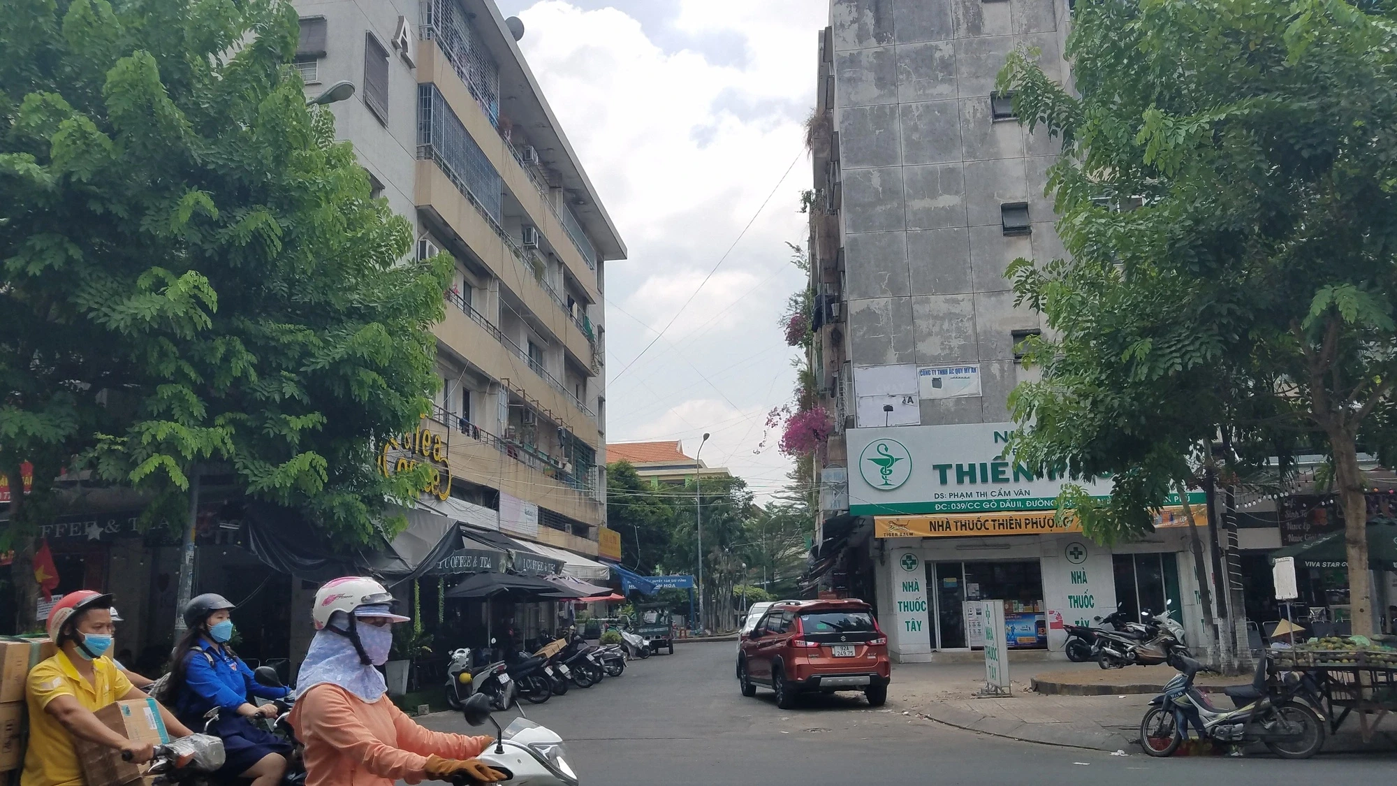 Khu vực xung quanh chung cư Gò Dầu 2 Tân Phú