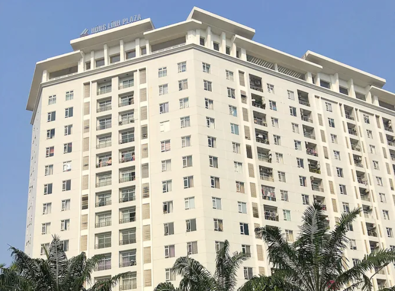 Căn hộ mẫu tại Hồng Lĩnh Plaza