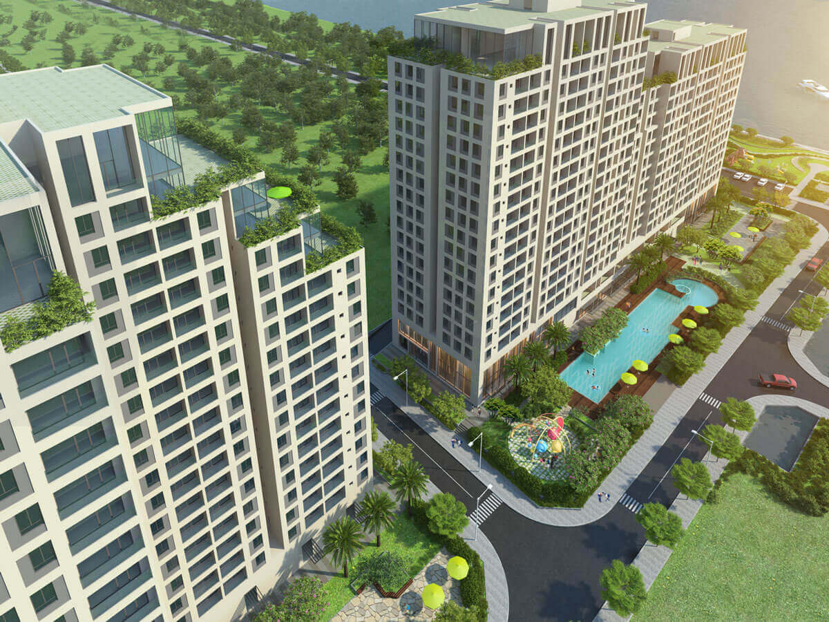 Căn hộ mẫu tại Opal Riverside