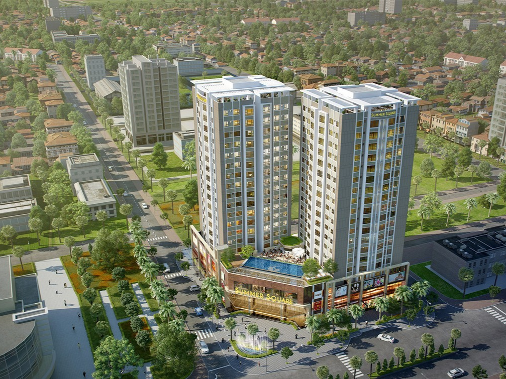 Thiết kế nội thất căn hộ chung cư Summer Square