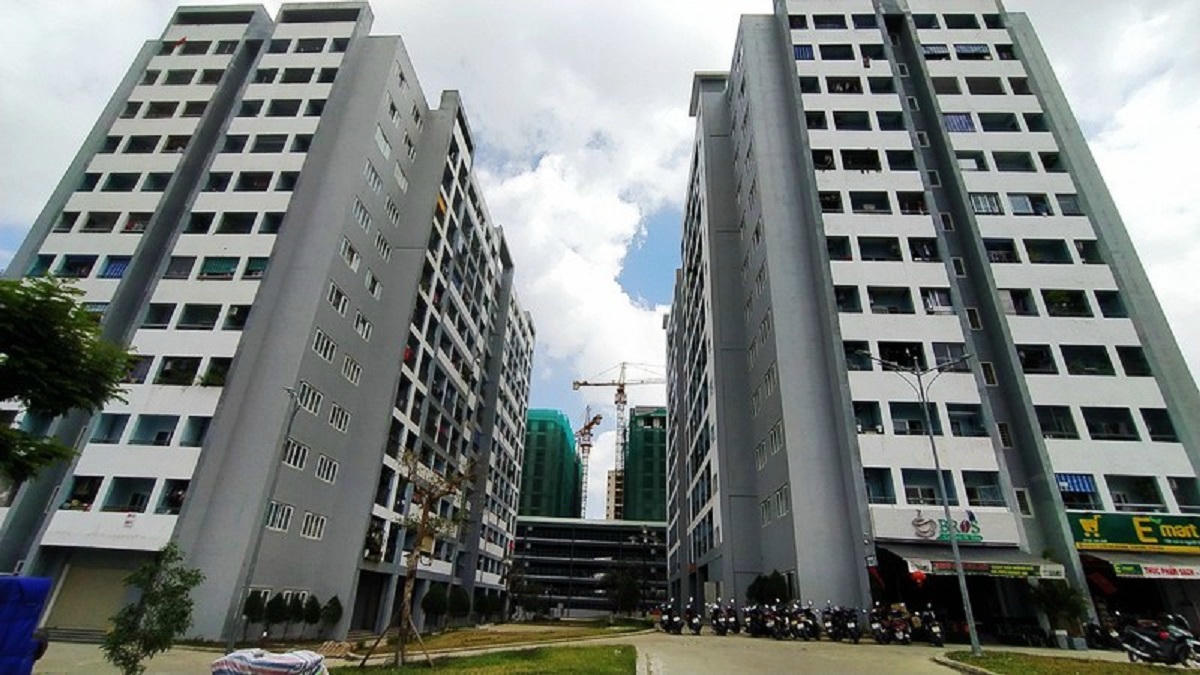 Thiết kế nội thất cơ bản tại chung cư Chợ Hòa Khánh