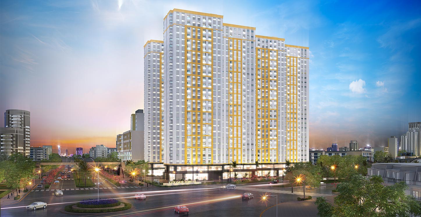 Tiện ích hồ bơi tại dự án City Gate Towers