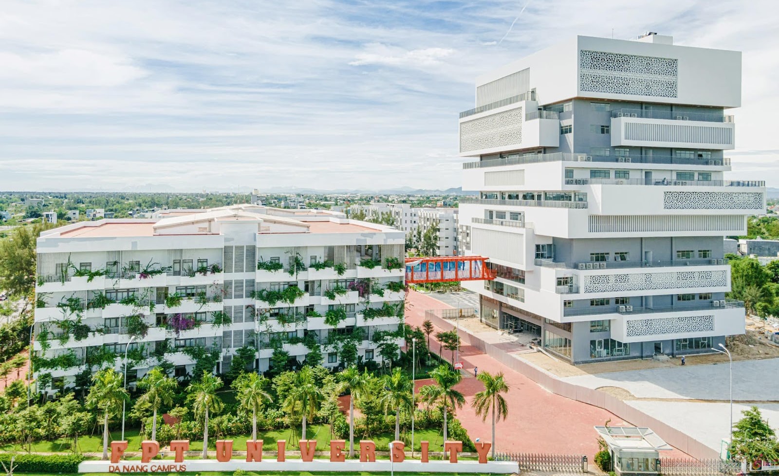 Một góc xanh tại khu đô thị FPT City
