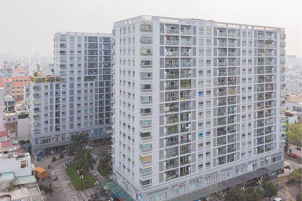 Tiện ích hồ bơi tại chung cư Carillon 1