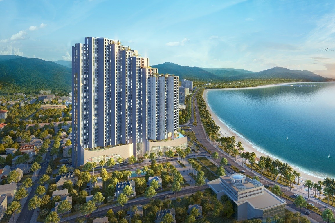 Bể bơi vô cực với tầm nhìn panorama tại Scenia Bay Nha Trang