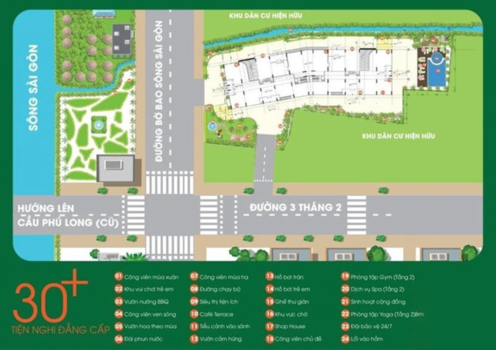 Sơ đồ phân lô KDC Eden Riverside