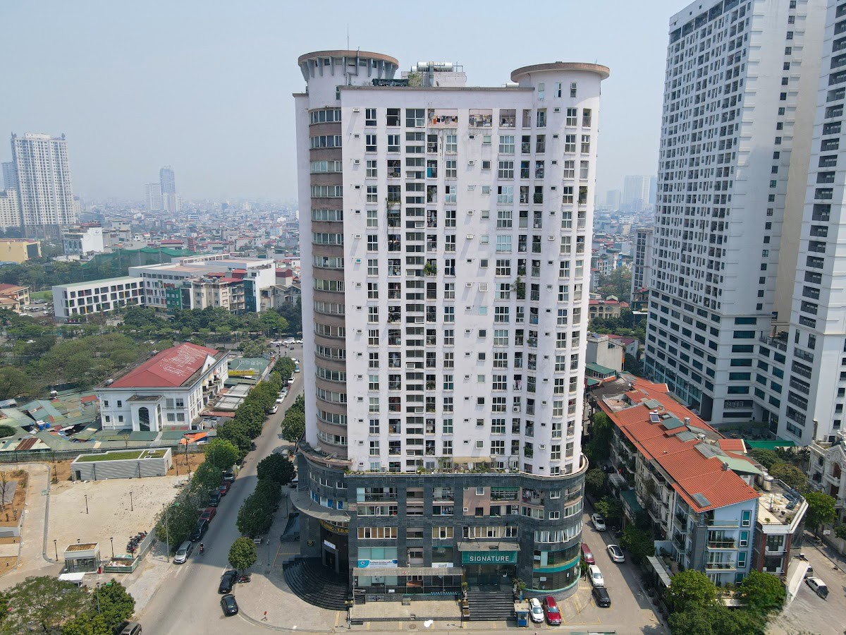 Toàn cảnh chung cư 113 Trung Kính, Cầu Giấy