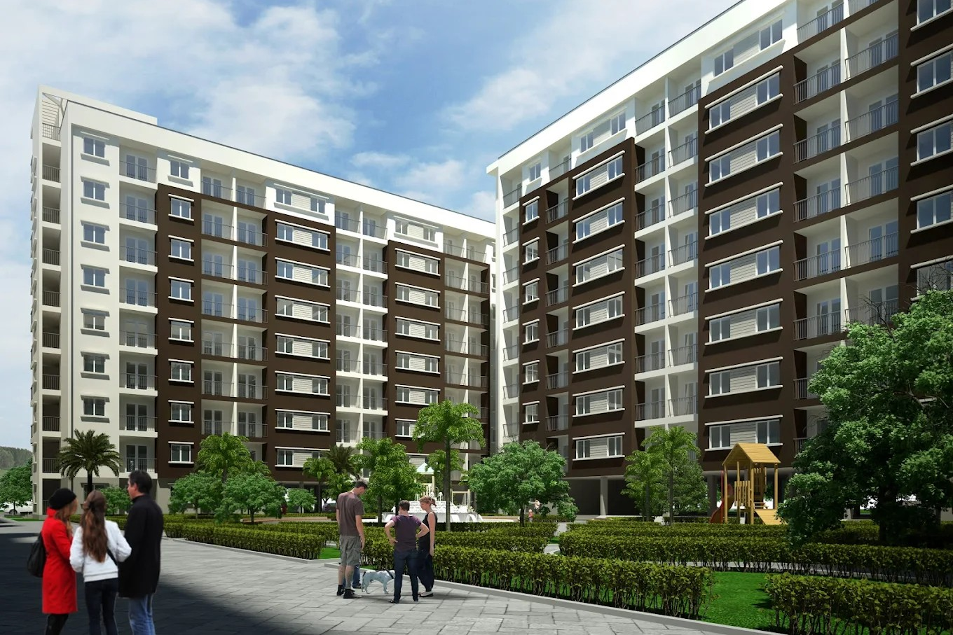 Không gian sống bên trong căn hộ chung cư Vicoland Huế