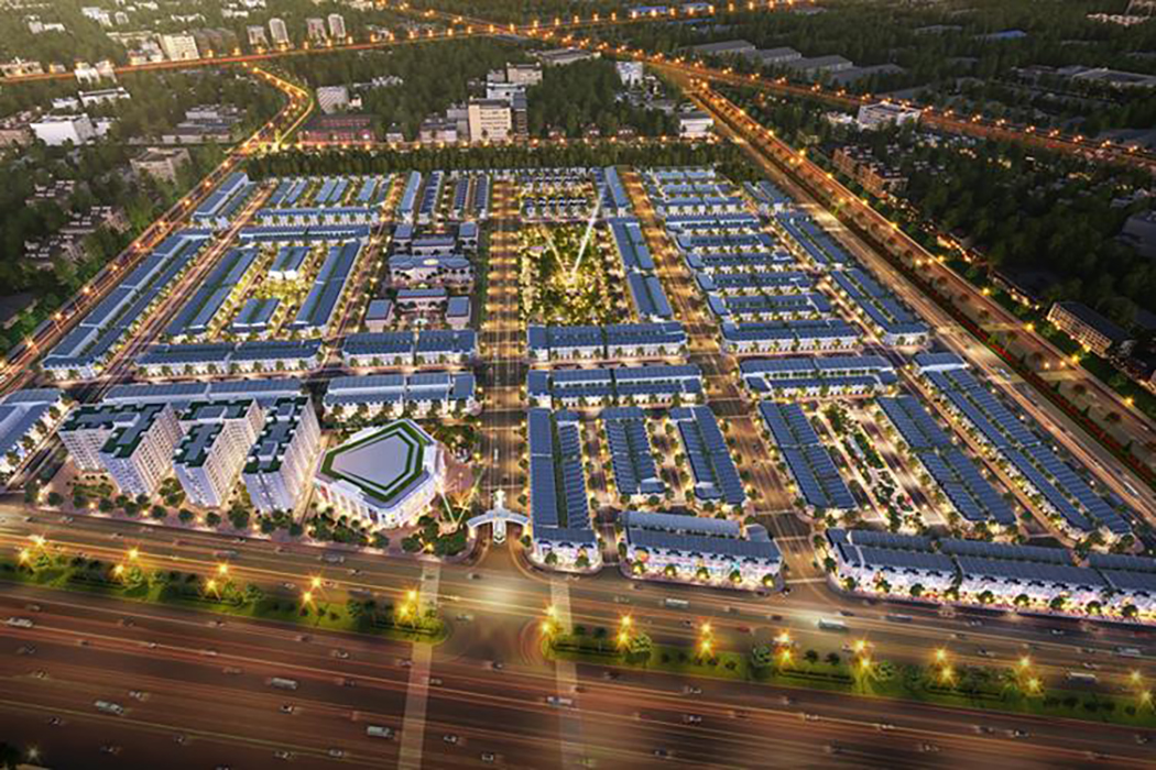Không gian xanh tại KDC Lavender City