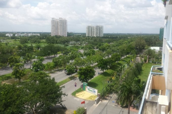Không gian sống xanh tại KDC Greenlife 13C