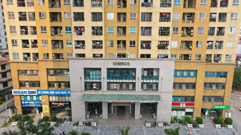 Toàn cảnh chung cư Hemisco Xa La, Quận Hà Đông