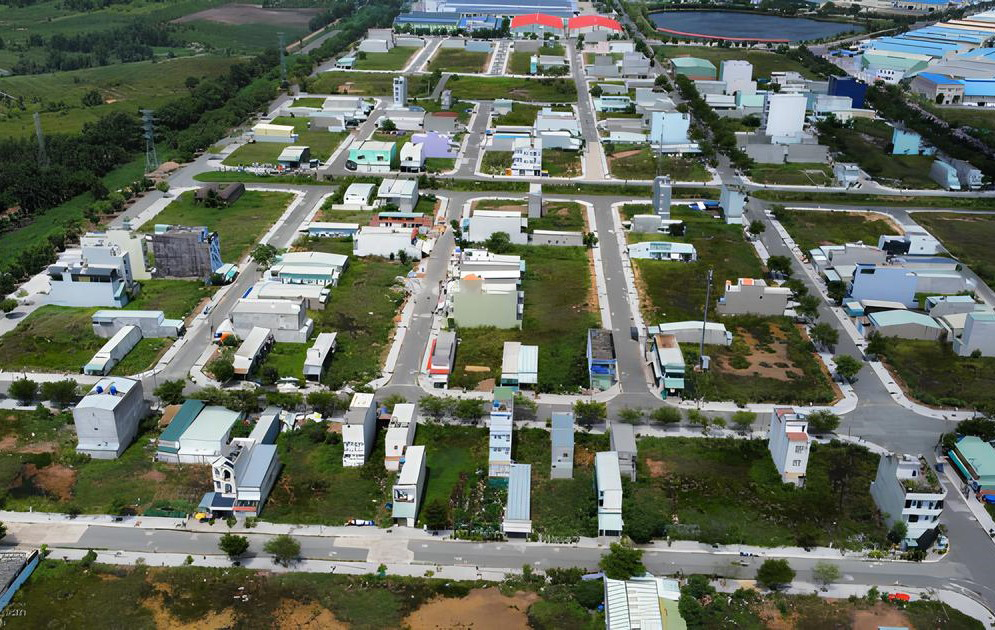 Hạ tầng hoàn thiện tại KDC Tân Đô