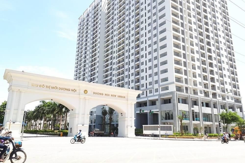 Không gian sống xanh tại Chung cư CT7 Dương Nội