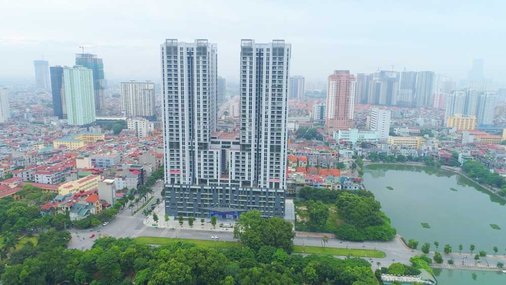 Toàn cảnh chung cư New Skyline, KĐT Văn Quán, Hà Đông