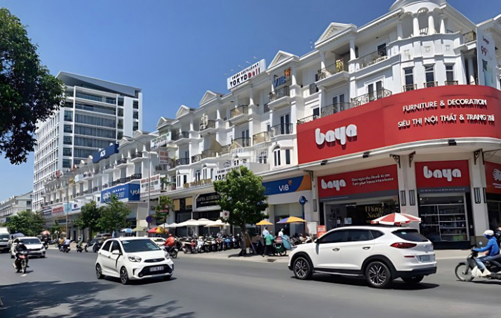 Đường nội khu tại Cityland Garden Hills Gò Vấp