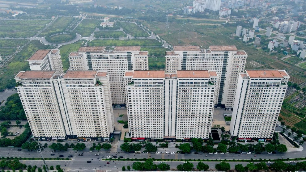 Toàn cảnh cụm chung cư CT7 Dương Nội, Quận Hà Đông