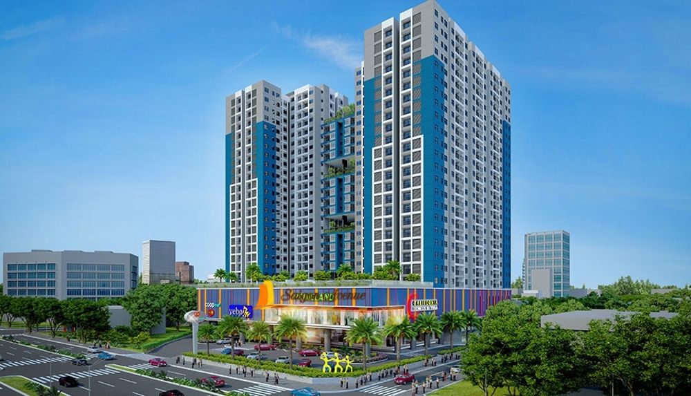 Toàn cảnh chung cư Xuân Phú, TP. Huế