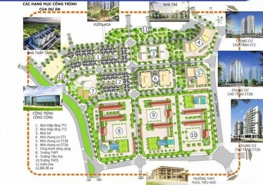 Thiết kế mặt bằng căn hộ CT2A Thạch Bàn
