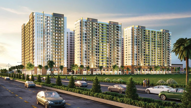 Phối cảnh tổng thể dự án New Galaxy, Dĩ An, Bình Dương