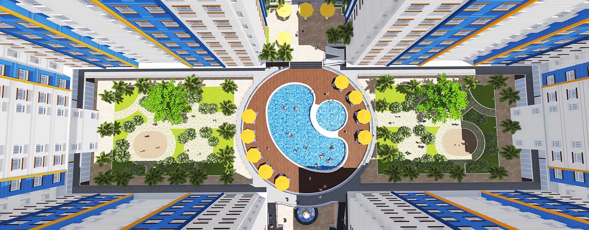 Phối cảnh chung cư HQC 35 Hồ Học Lãm