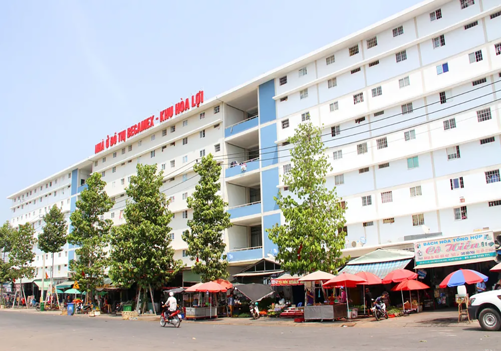 Khu vực xung quanh NOXH Becamex Vietsing