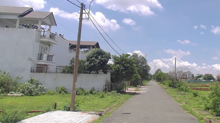 Đường nội khu tại KDC Đại học Bách khoa
