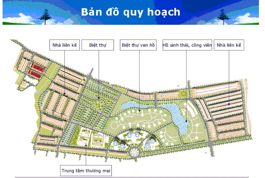 Sơ đồ phân lô KDC Biconsi