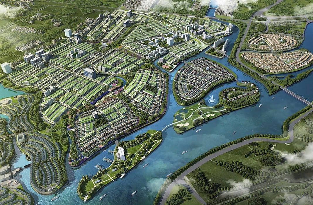 Biệt thự ven sông tại Golden Hills City