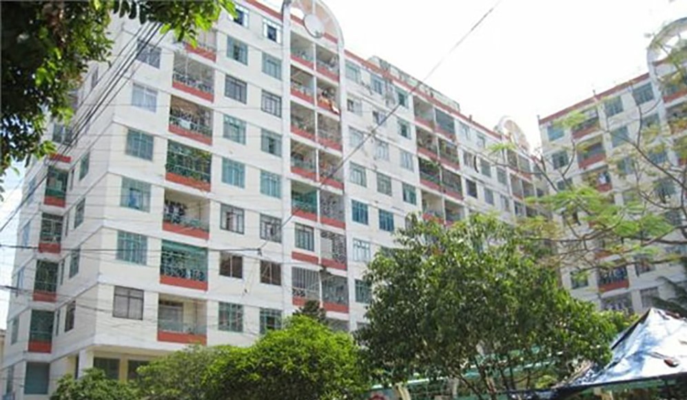 Toàn cảnh Chung cư Hòa Bình, Quận 10