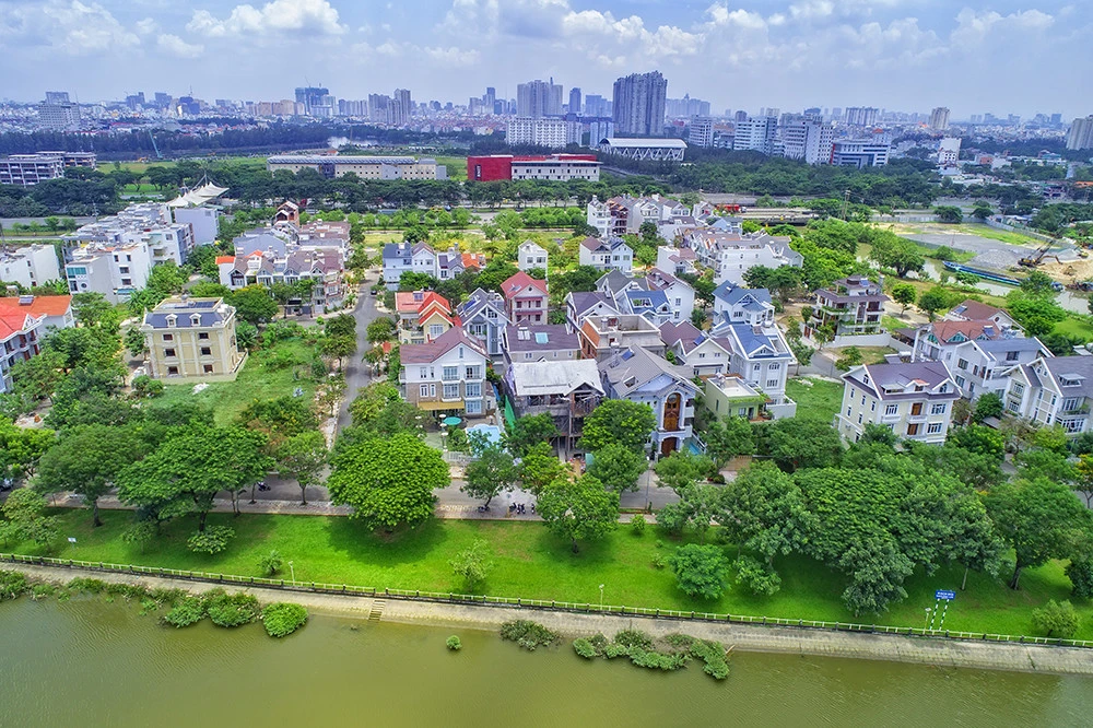 Thiết kế biệt thự sang trọng tại Khu dân cư Ven Sông Sadeco
