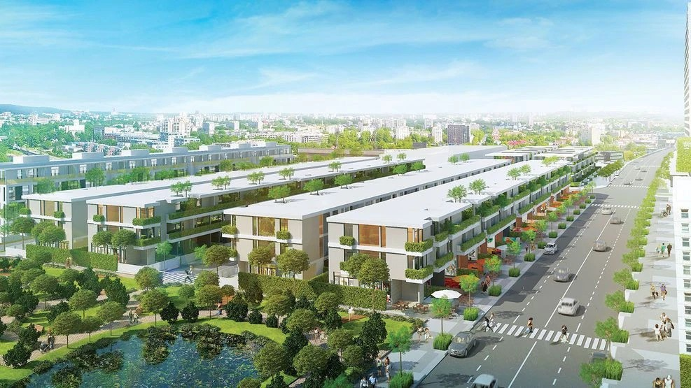 Thiết kế xanh và hiện đại tại nhà phố Citi Bella