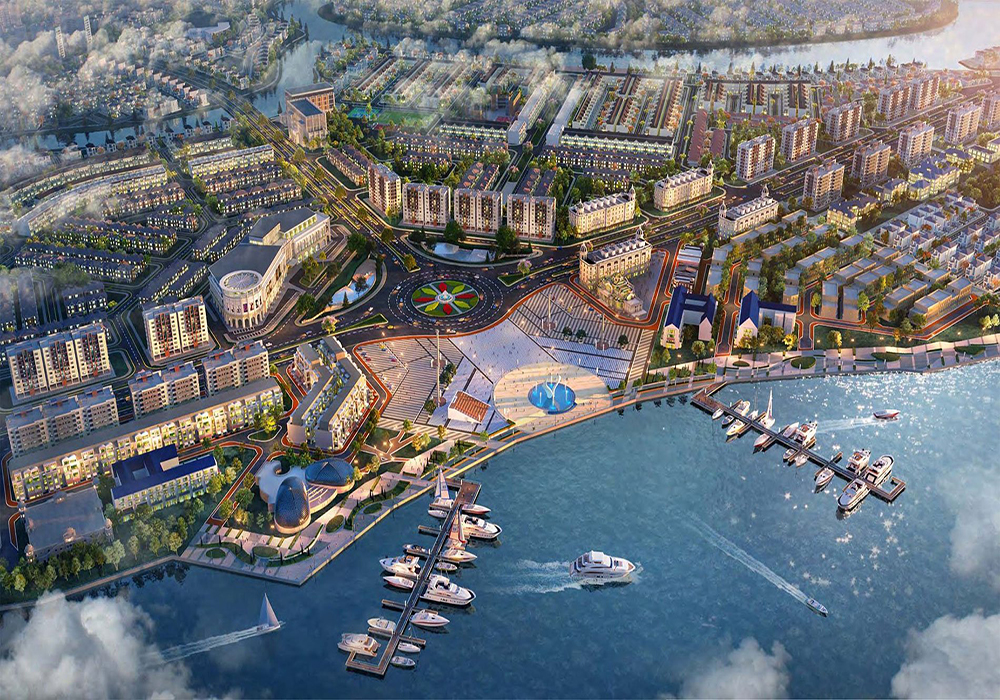 Bến du thuyền Aqua Marina tại Aqua City