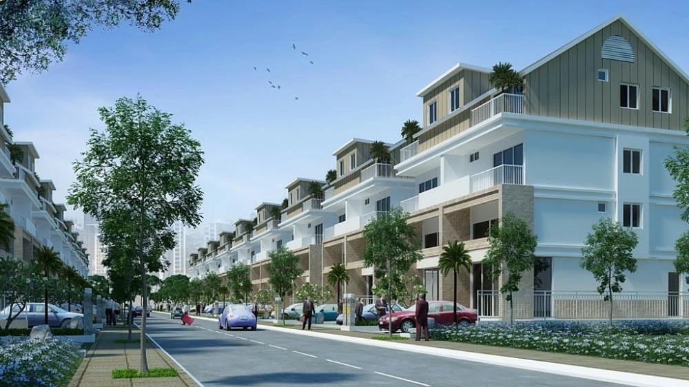 Phối cảnh Khu nhà phố thương mại Dragon Parc 2
