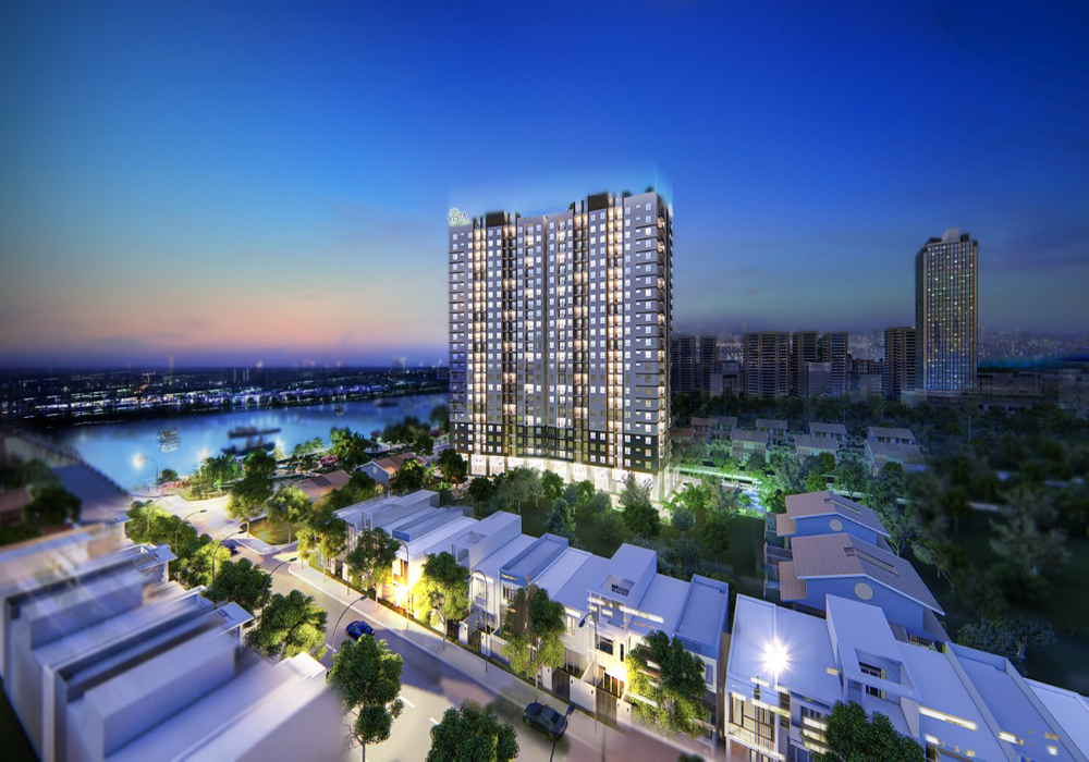 Nhà phố tại KDC Eden Riverside