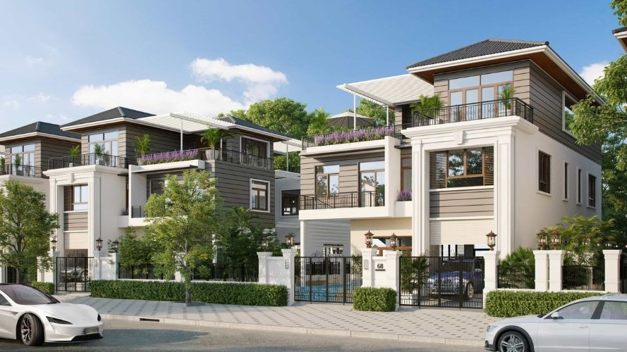 Không gian sống xanh tại Khu dân cư Nam Long Phú Thuận