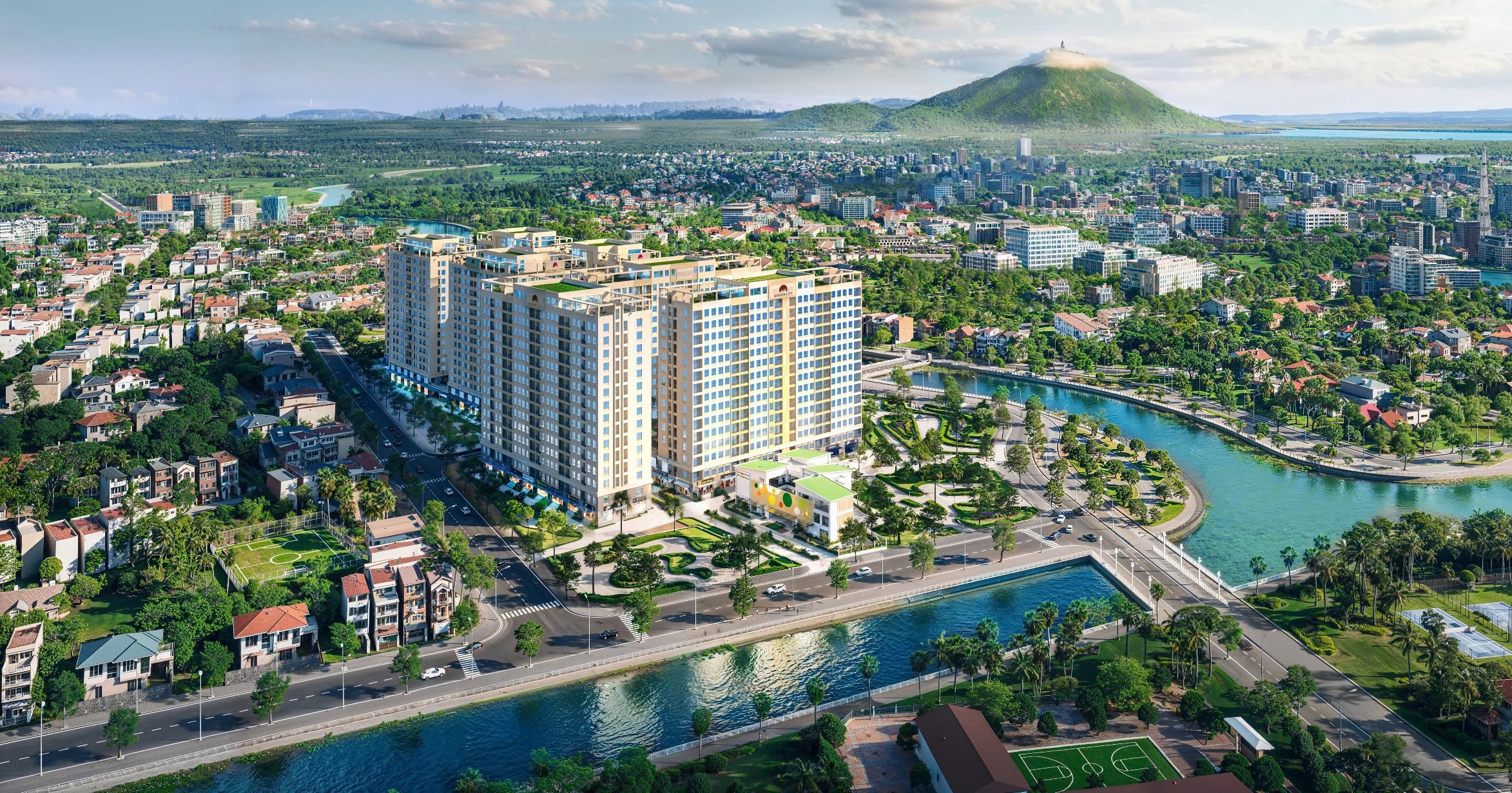 Toàn cảnh dự án nhà ở xã hội Golden City Tây Ninh