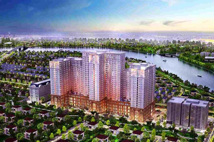 Phối cảnh chung cư Citizen Trung Sơn vào buổi tối