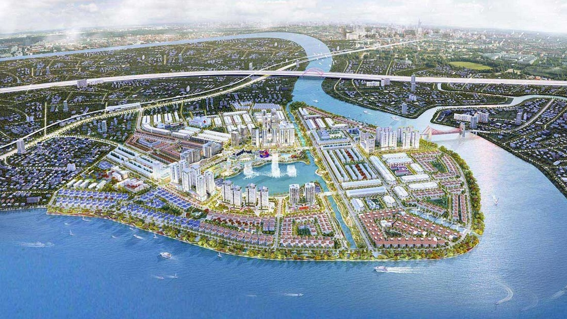 Kiến trúc tân cổ điển sang trọng tại Vạn Phúc City