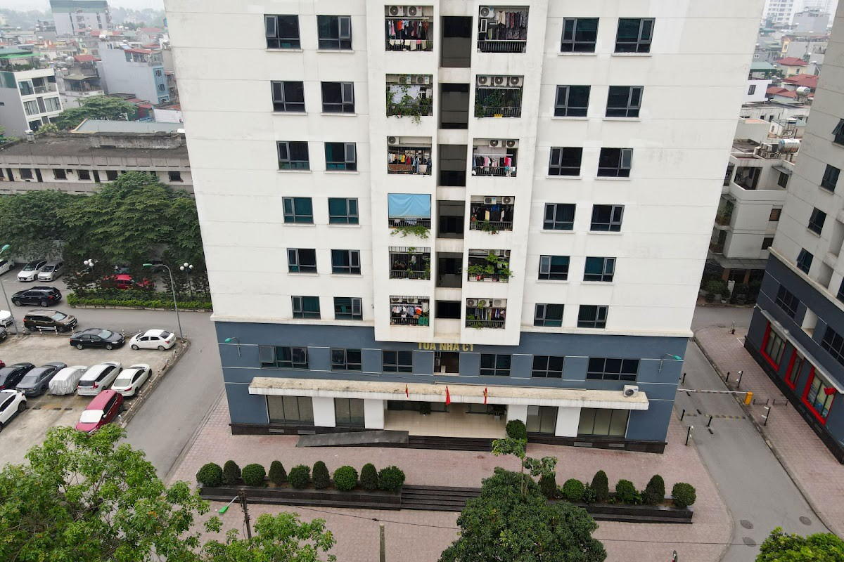 Phối cảnh chung cư C1-C2 Xuân Đỉnh