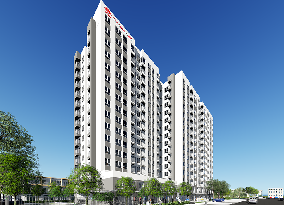 Không gian sống xanh tại Hà Đô Riverside