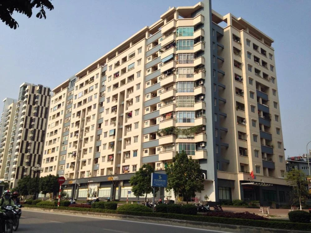 Toàn cảnh chung cư F4 Trung Kính, Cầu Giấy