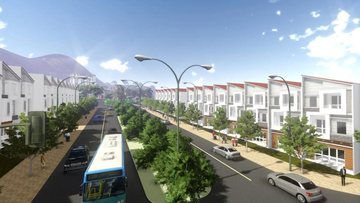 Đường nội khu KDC Hoàng Hải