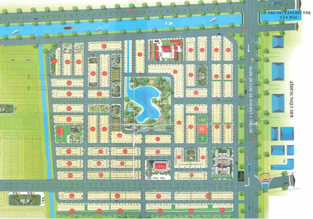 Sơ đồ phân lô dự án Daresco Residence