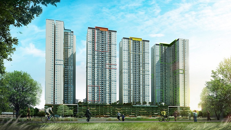 Tiện ích bể bơi vô cực tại chung cư Season Avenue