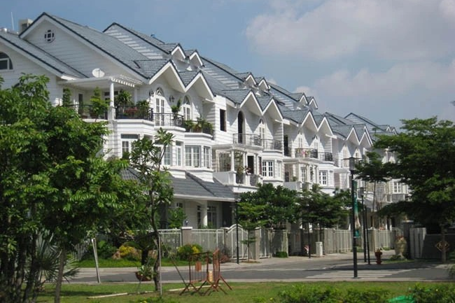 Thiết kế nhà phố tại Khu dân cư Khang An